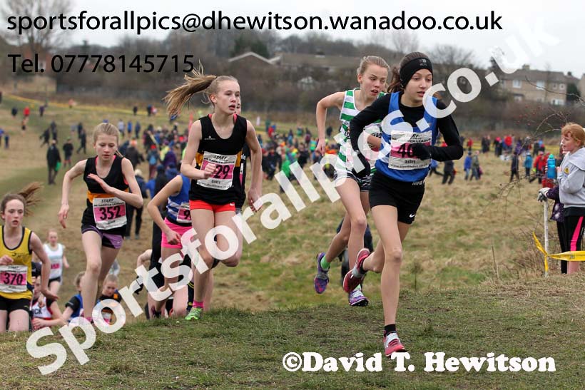 Girls under-13s Start Fitness NEHL, Wrekenton, Gateshead. Photo: David T. Hewitson/Sports for All Pics
